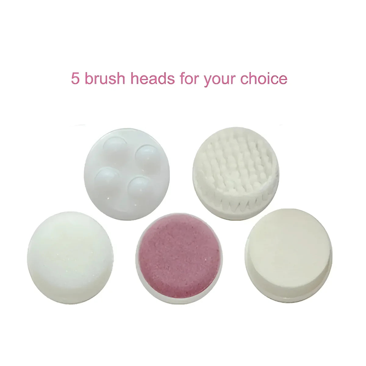 5 in 1 Facial Cleansing Brush – Electric Face Massager & Skincare Device
