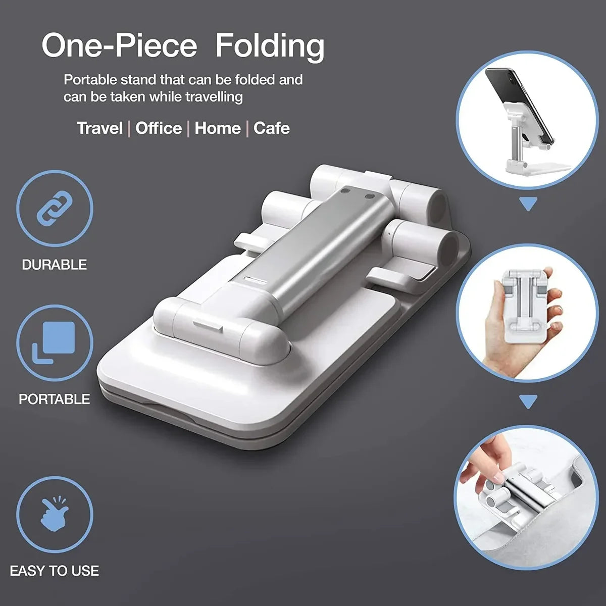 Flexible Mobile Holder – Universal Adjustable Foldable Phone Stand