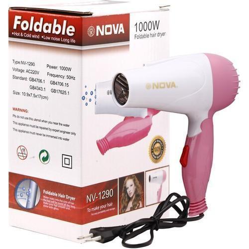 Nova Foldable Hair Dryer – Compact & Portable Hair Styling Tool