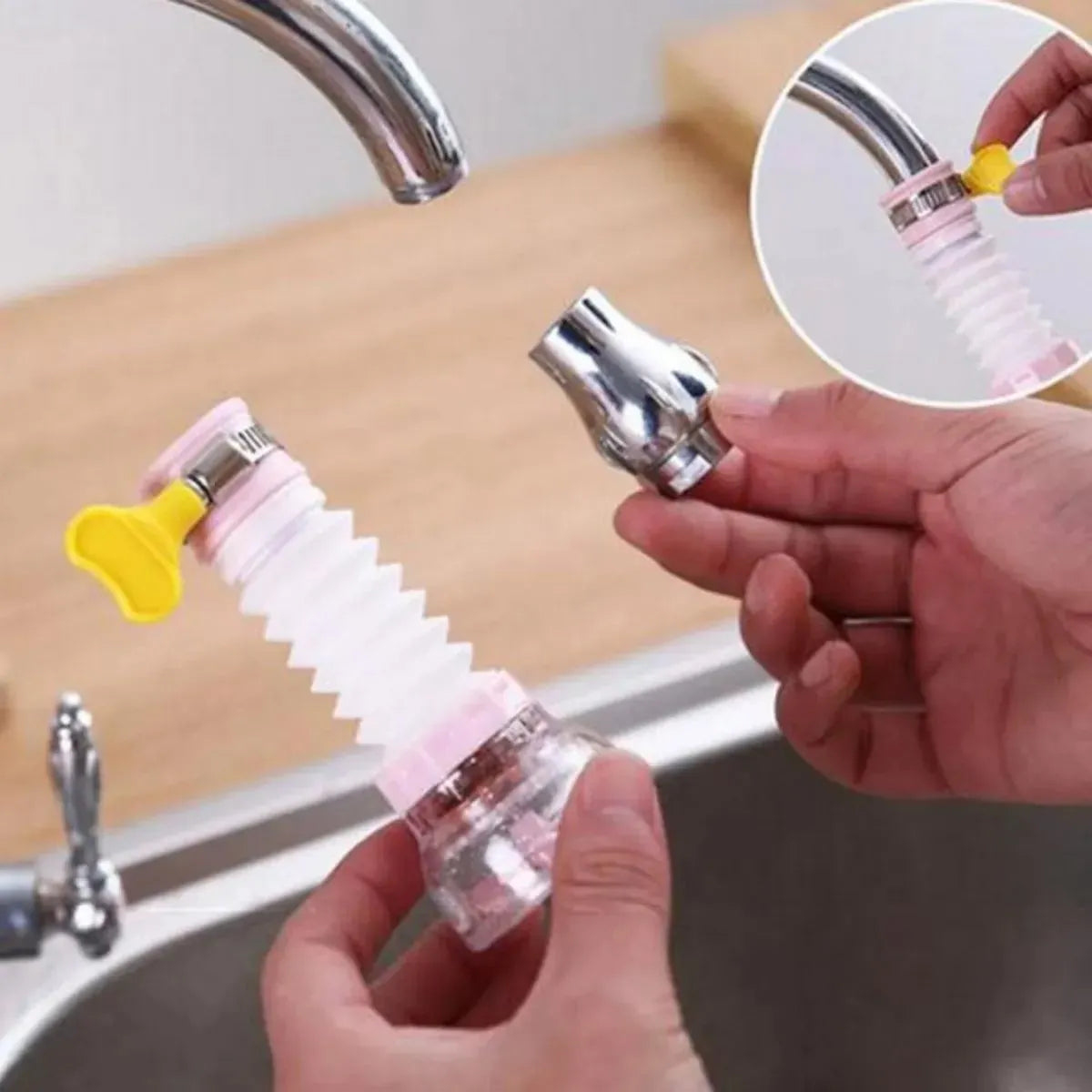 360° Rotating Water-Saving Faucet Sprayer Nozzle